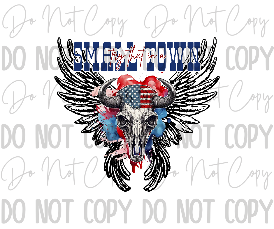 Small Town DTF Transfer