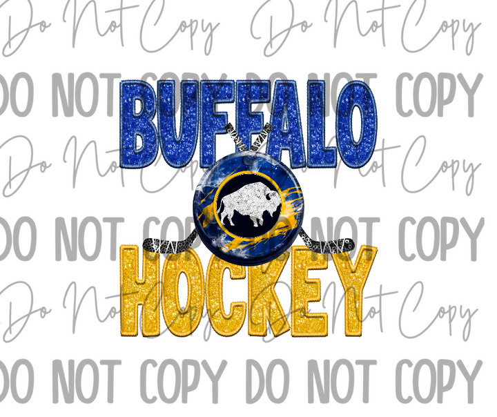 Buffalo Hockey DTF Transfer