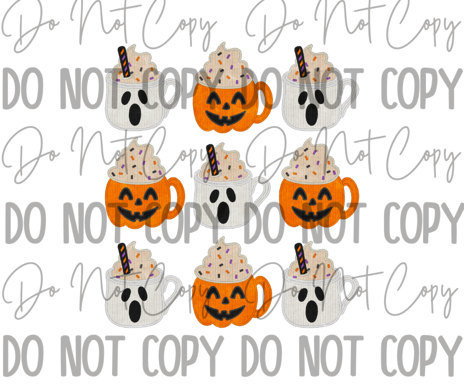 Halloween Cup DTF Transfer