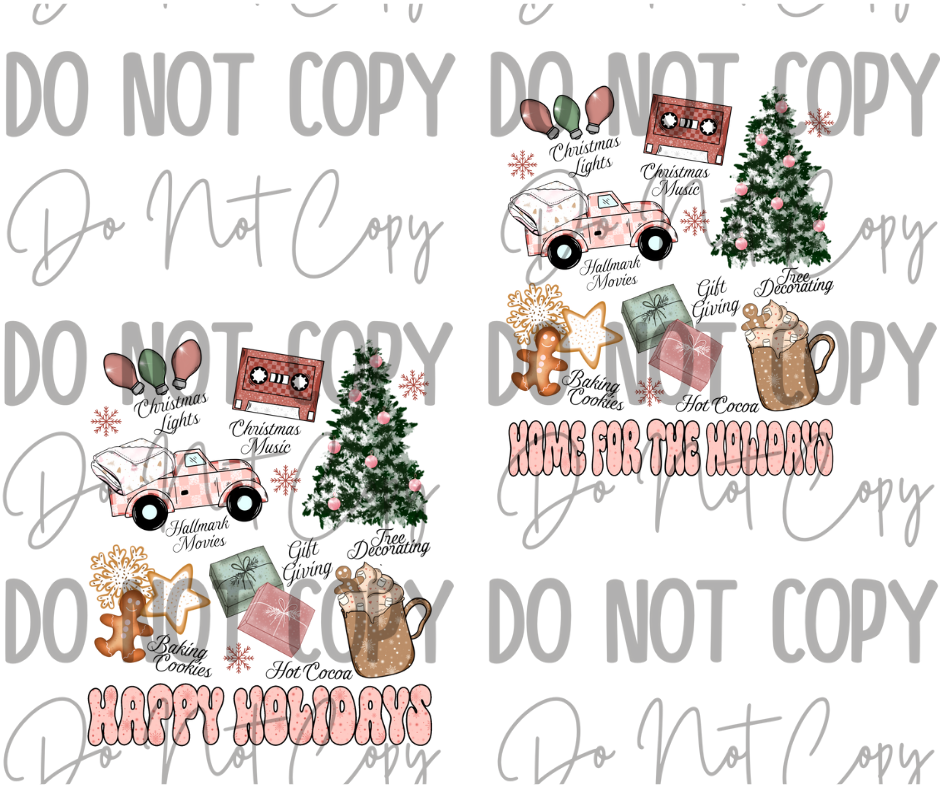Holidays DTF Transfer