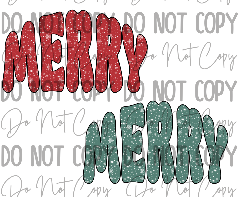 Merry DTF Transfer