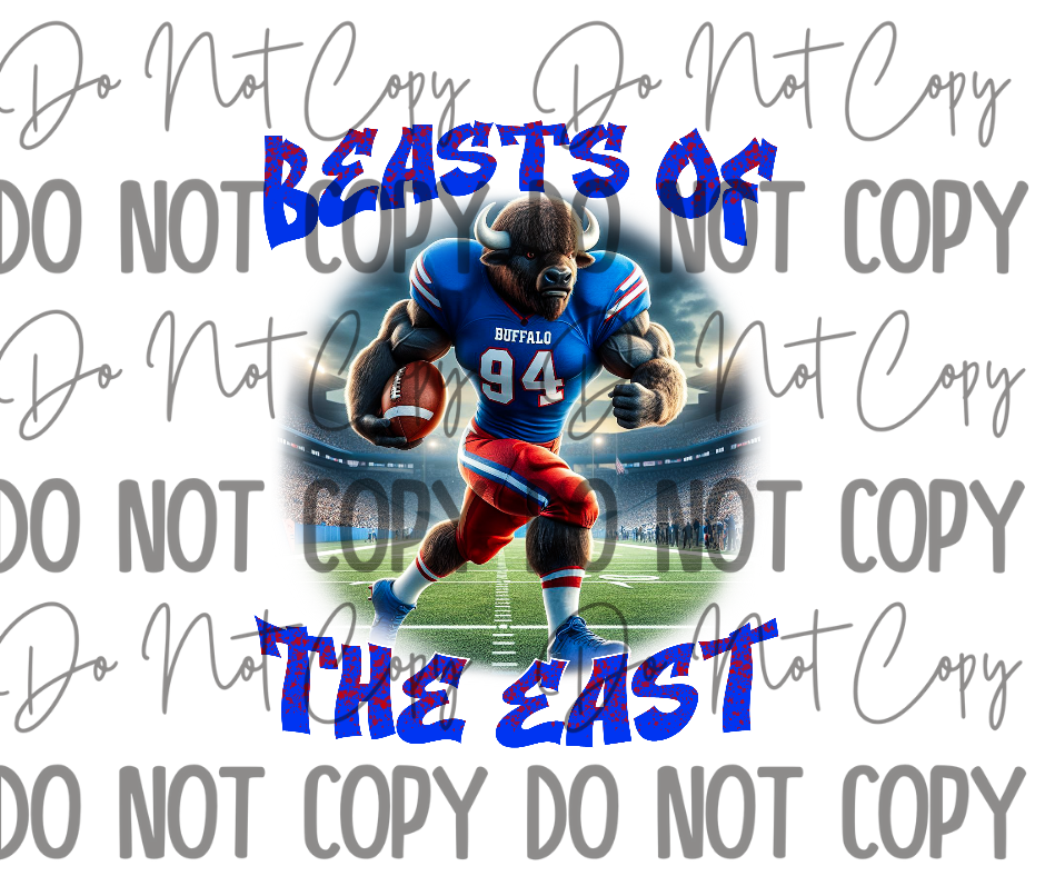 Beasts Of The East DTF Transfer