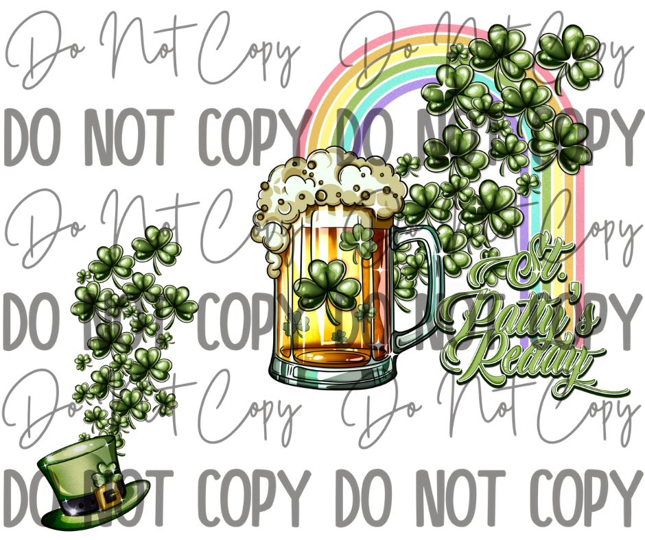 St Patrick's Day Ready DTF Transfer