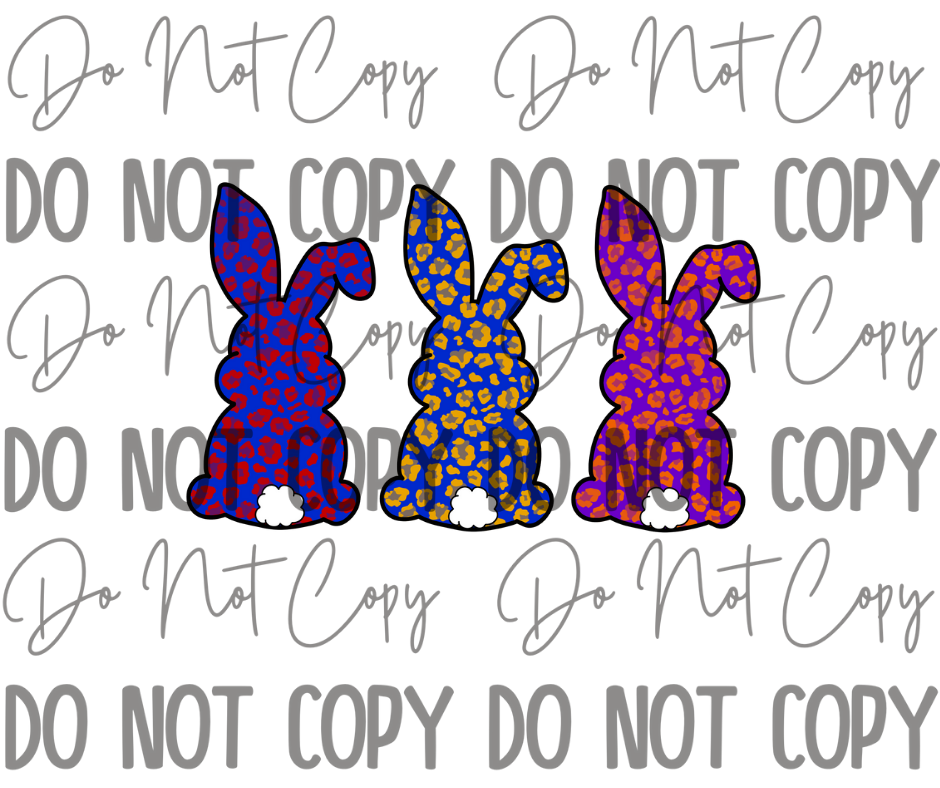 Sports Bunnies DTF Transfer