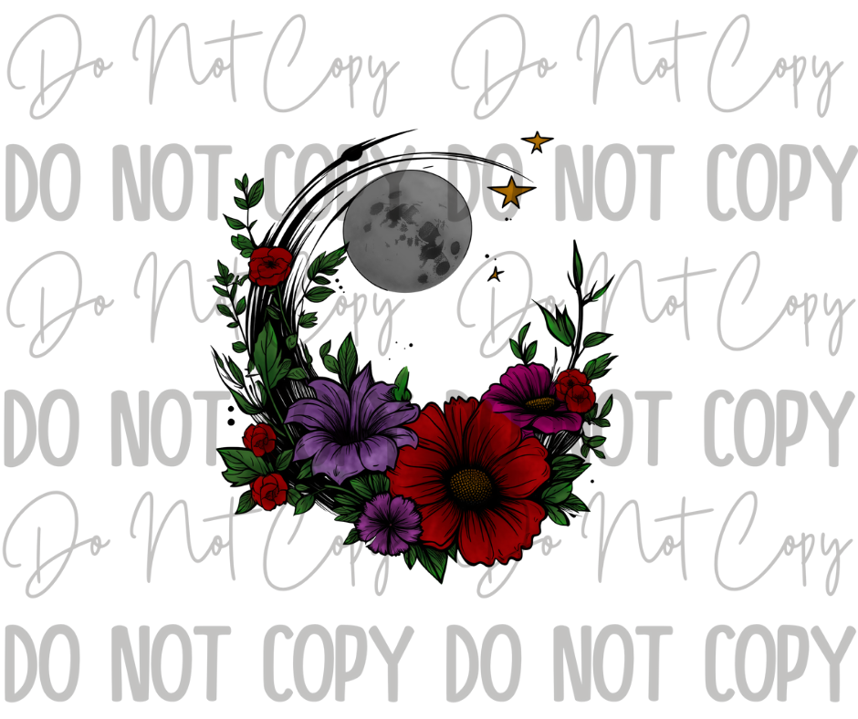 Stars & Moon DTF Transfer