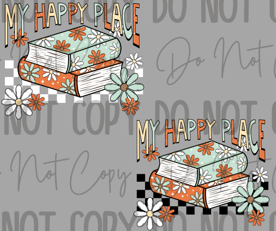 Happy Place DTF Transfer