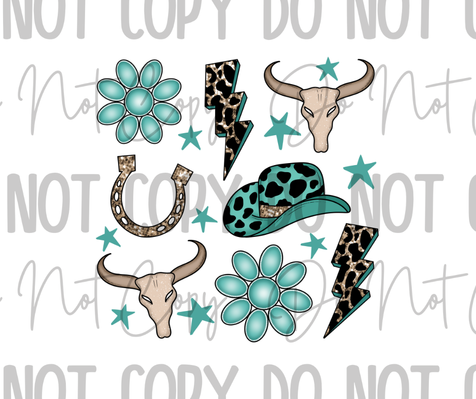 Cow Girl DTF Transfer