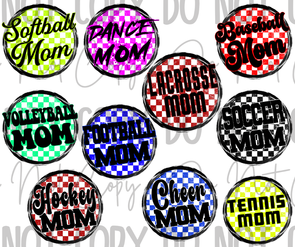 Mom Sports DTF Transfer