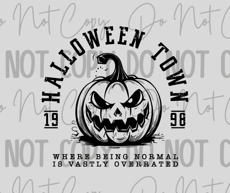 Halloween Town DTF Transfer