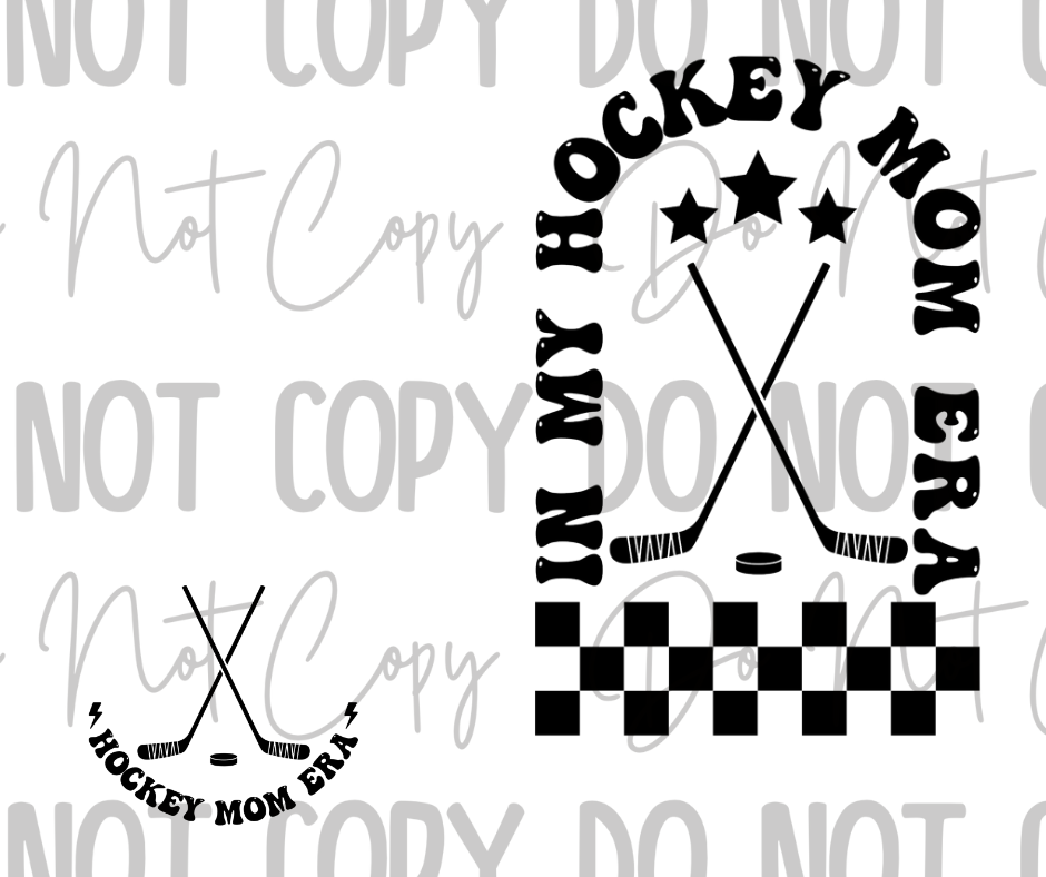 Hockey Mom Era DTF Transfer