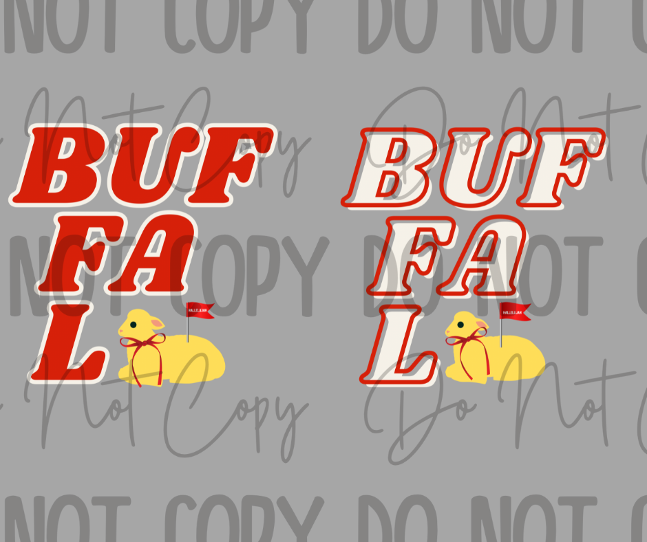 Buffalo Butter DTF Transfer