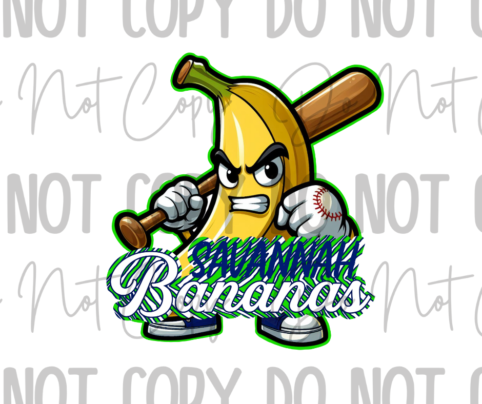 Savannah Banana DTF Transfer