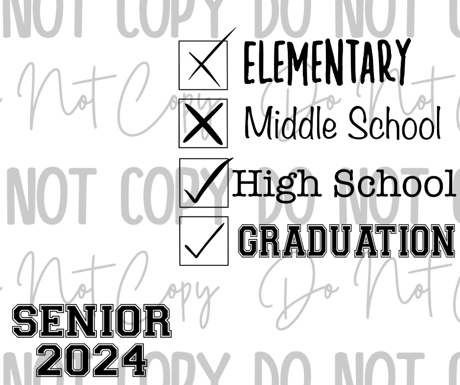 Senior 2024 DTF Transfer