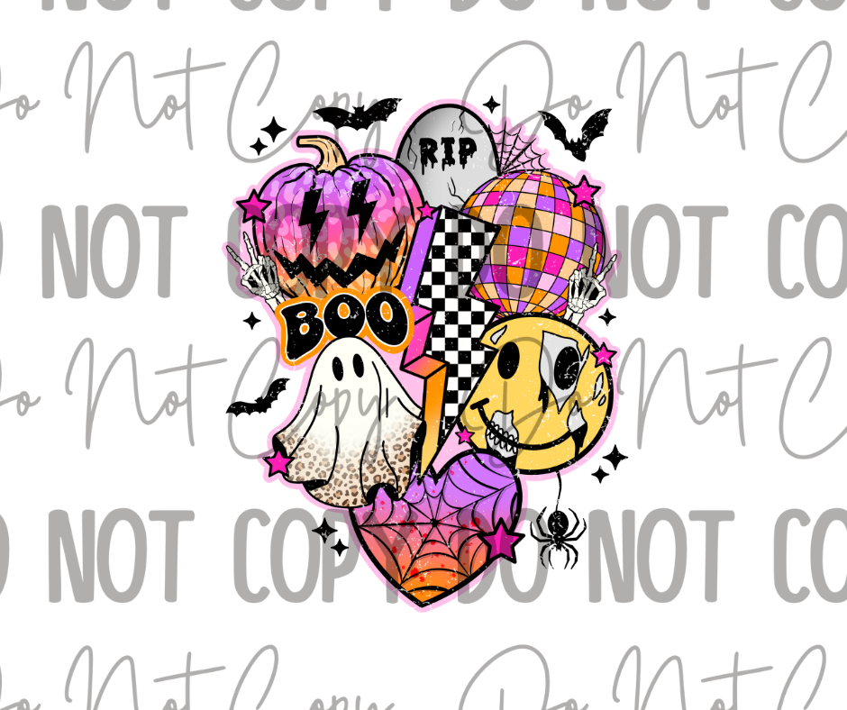 Halloween Vibes DTF Transfer