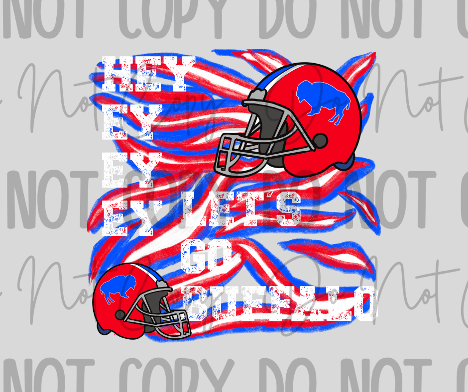 Lets Go Buffalo DTF Transfer