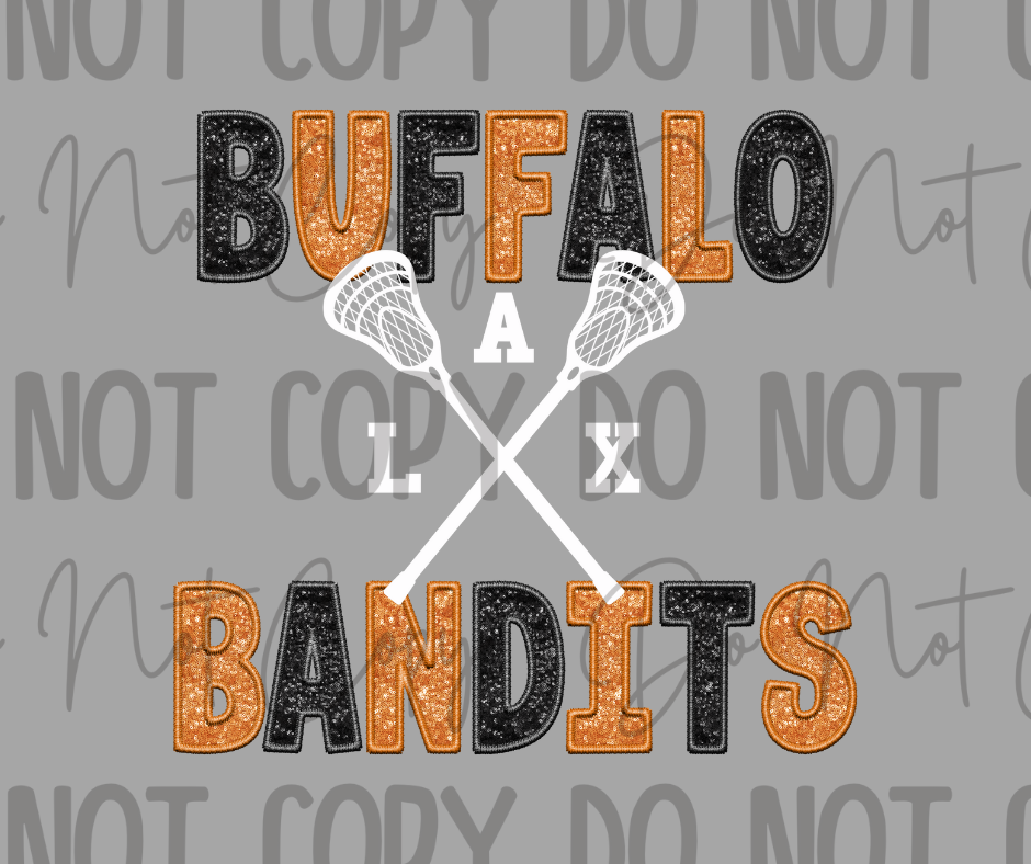 Buffalo Lacrosse DTF Transfer