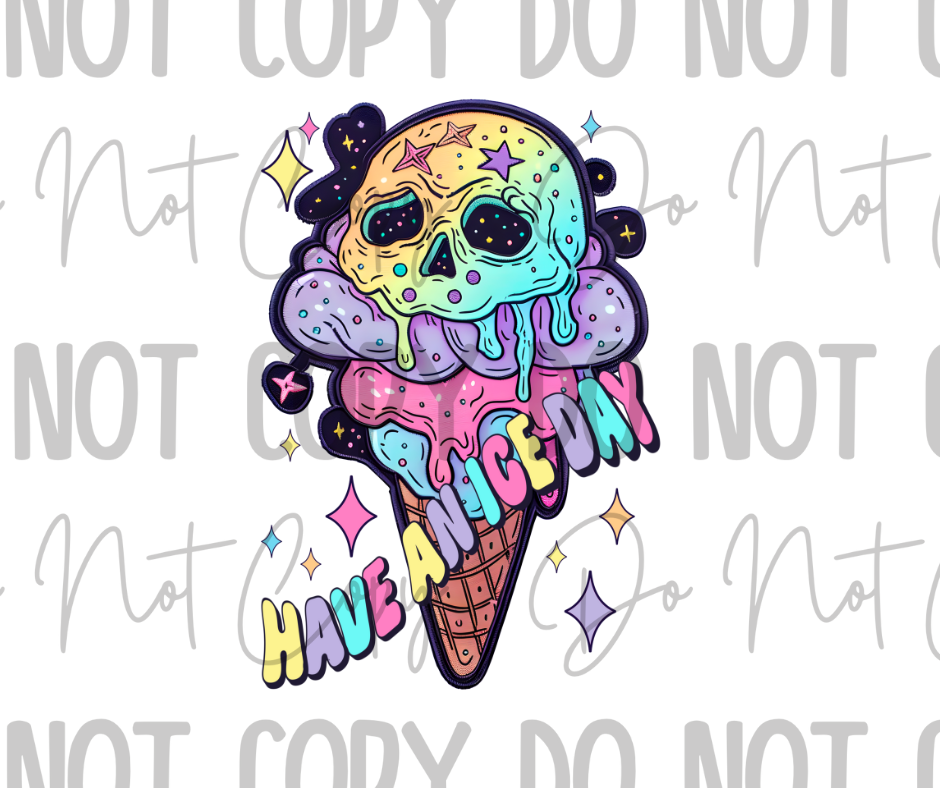 Have An Ice Day DTF Transfer