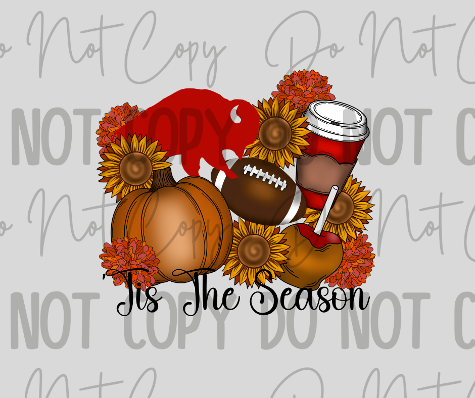 Tis The Season Buffalo Style DTF Transfer