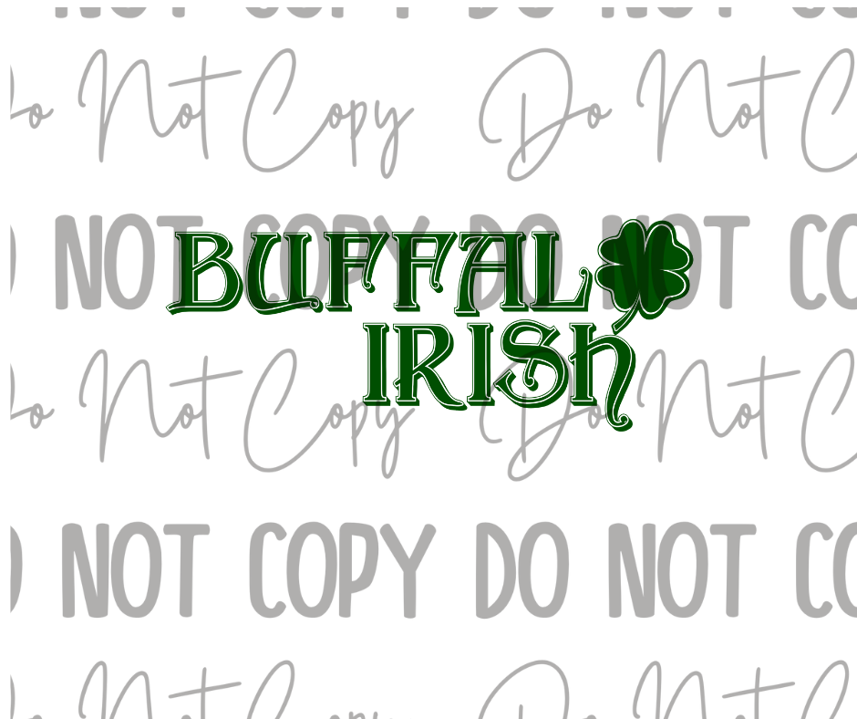 Buffalo Irish DTF Transfer