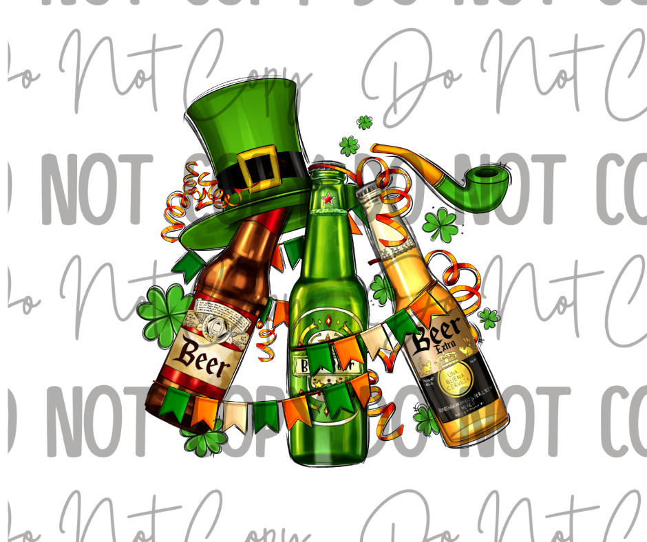 St Patrick's Day Drinks DTF Transfer