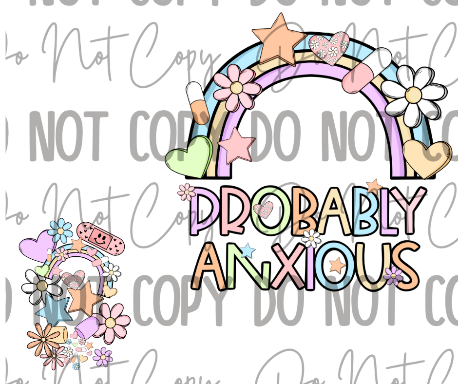 Probably Anxious DTF Transfer