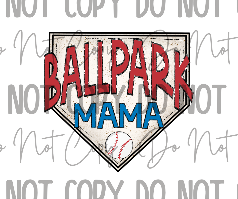 Ballpark Mama DTF Transfer
