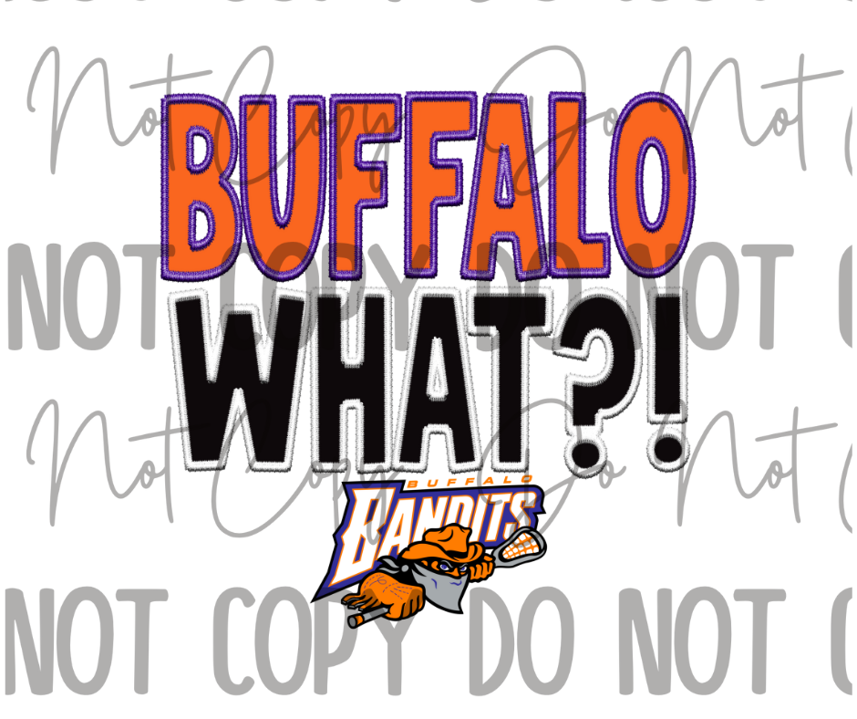 Buffalo What DTF Transfer
