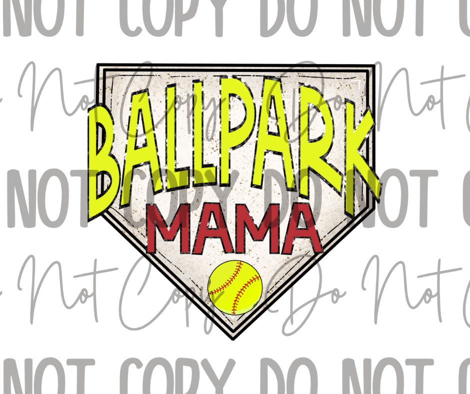 Ballpark Mama DTF Transfer