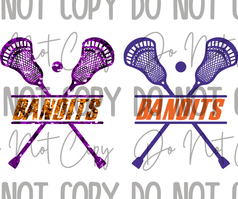 Lacrosse Sticks DTF Transfer