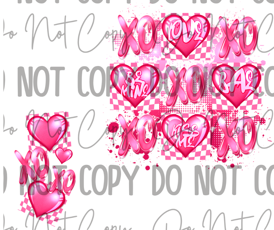 XOXO DTF Transfer