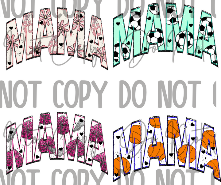 Sports Mama DTF Transfer