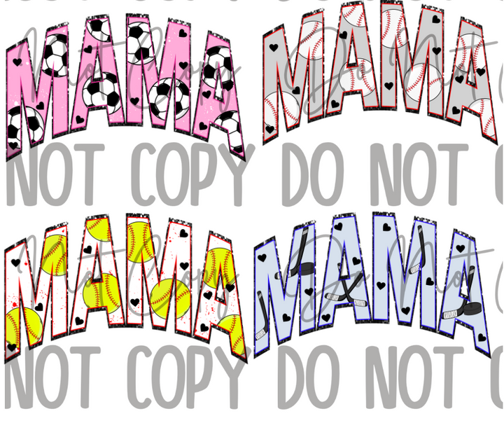 Sports Mama DTF Transfer