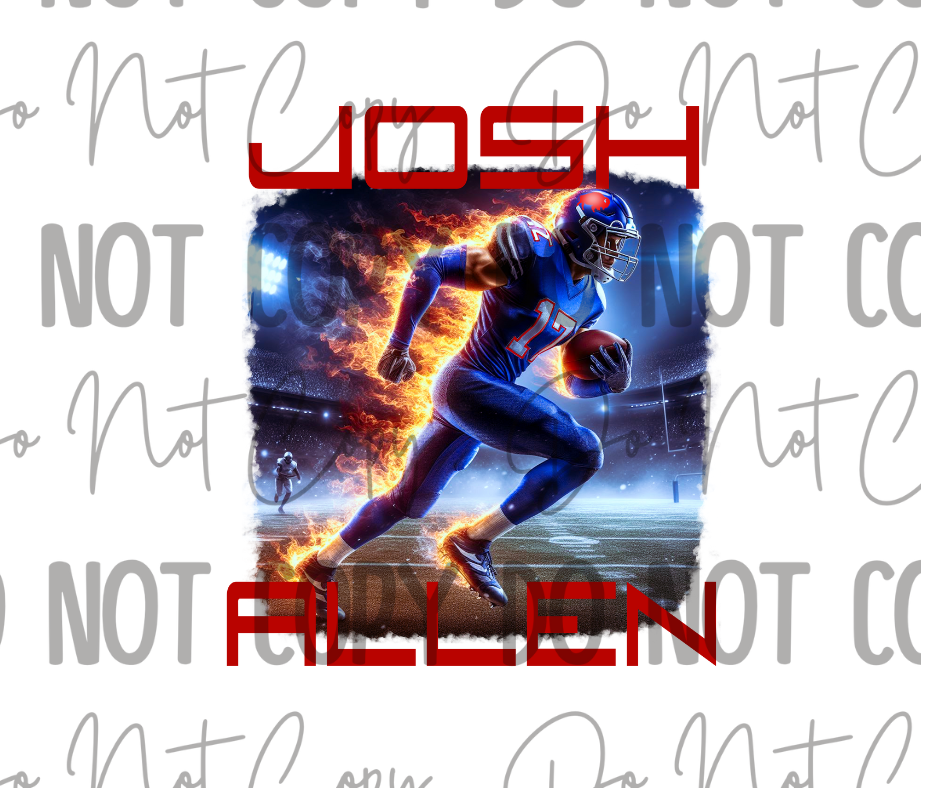 Josh Allen DTF Transfer