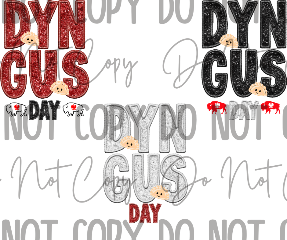 Sequin Dyngus Day DTF Transfer