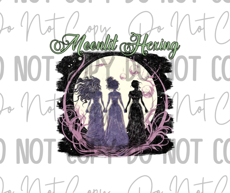 Moonlit Hexing DTF Transfer