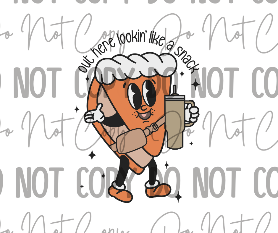 Pumpkin Pie DTF Transfer