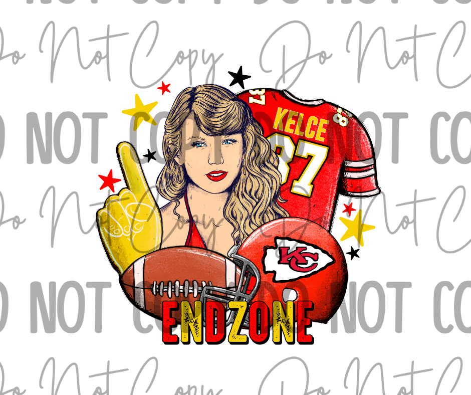 End Zone DTF Transfer