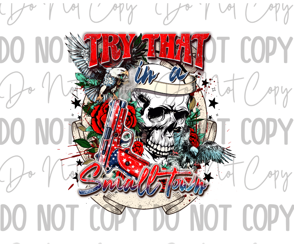 Small Town DTF Transfer