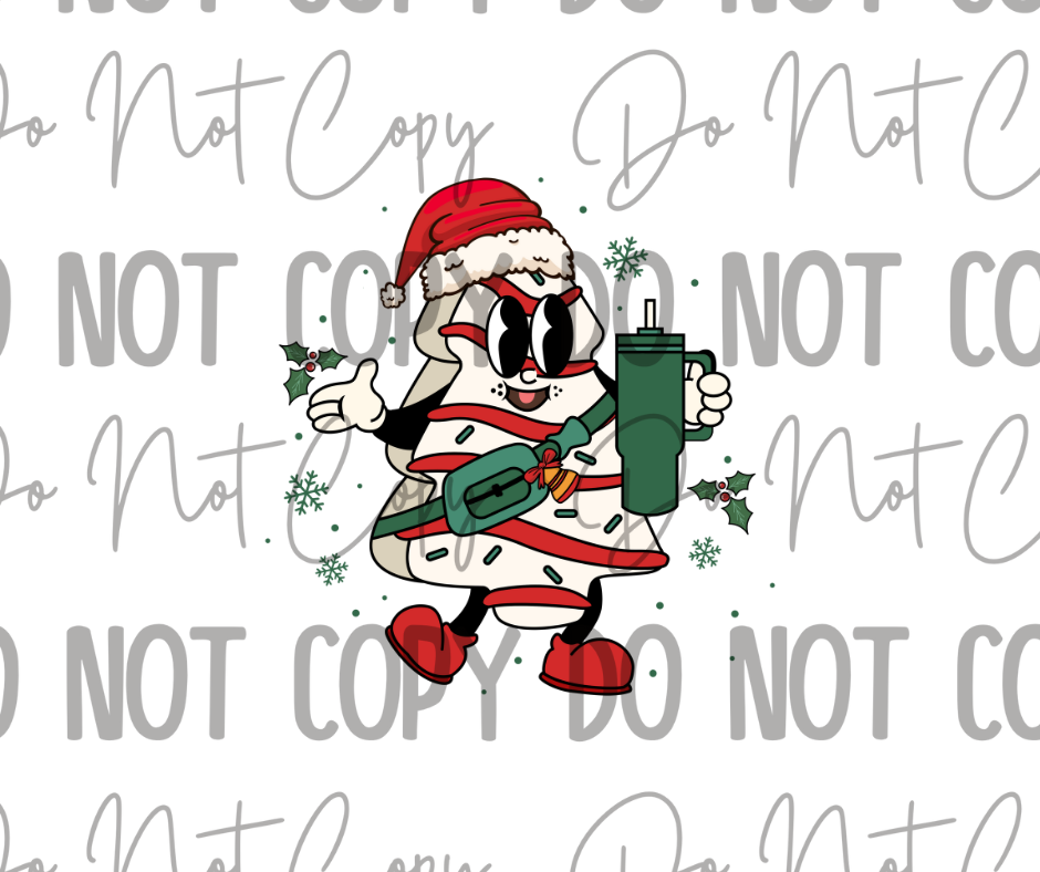 Christmas Tree DTF Transfer