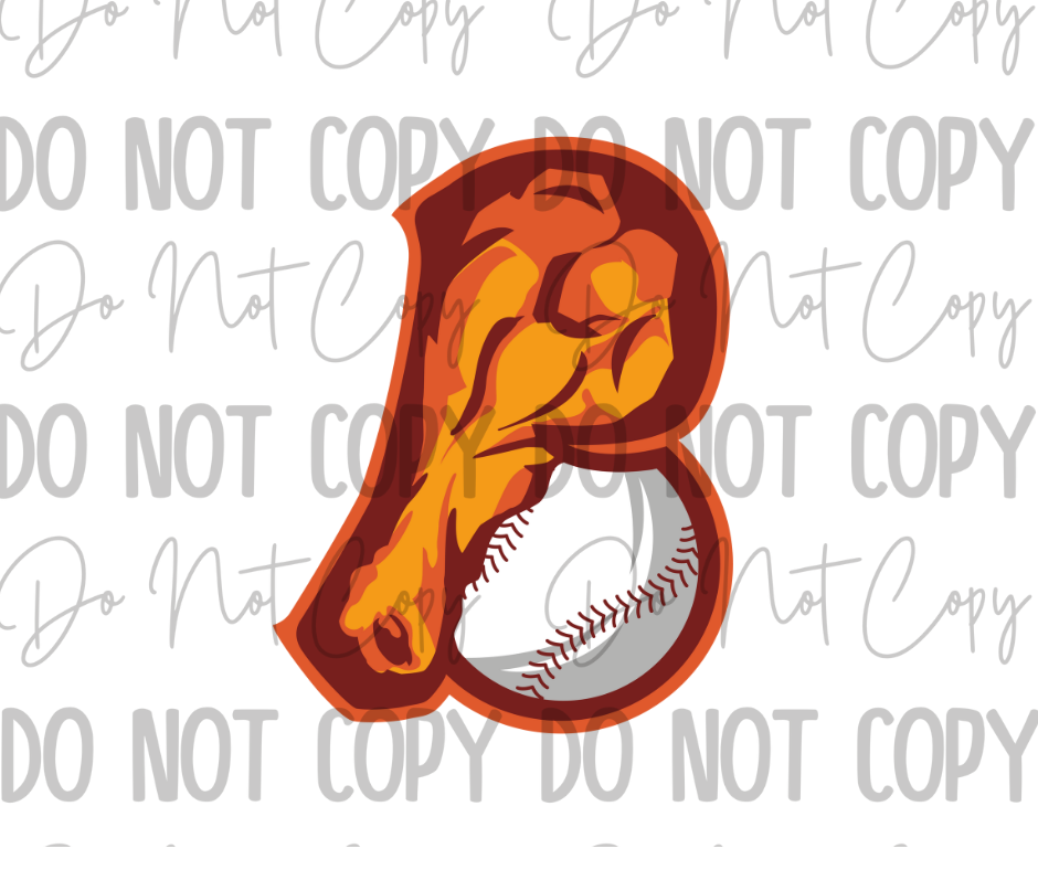 Wing Baseball DTF Transfer
