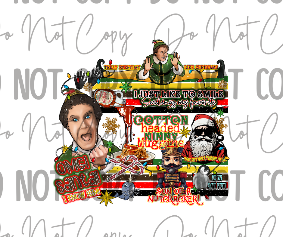 Elf DTF Transfer