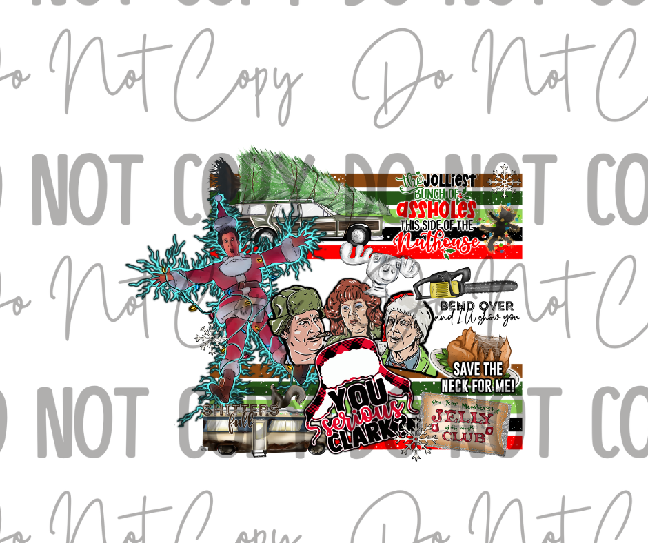 Christmas Vacation DTF Transfer