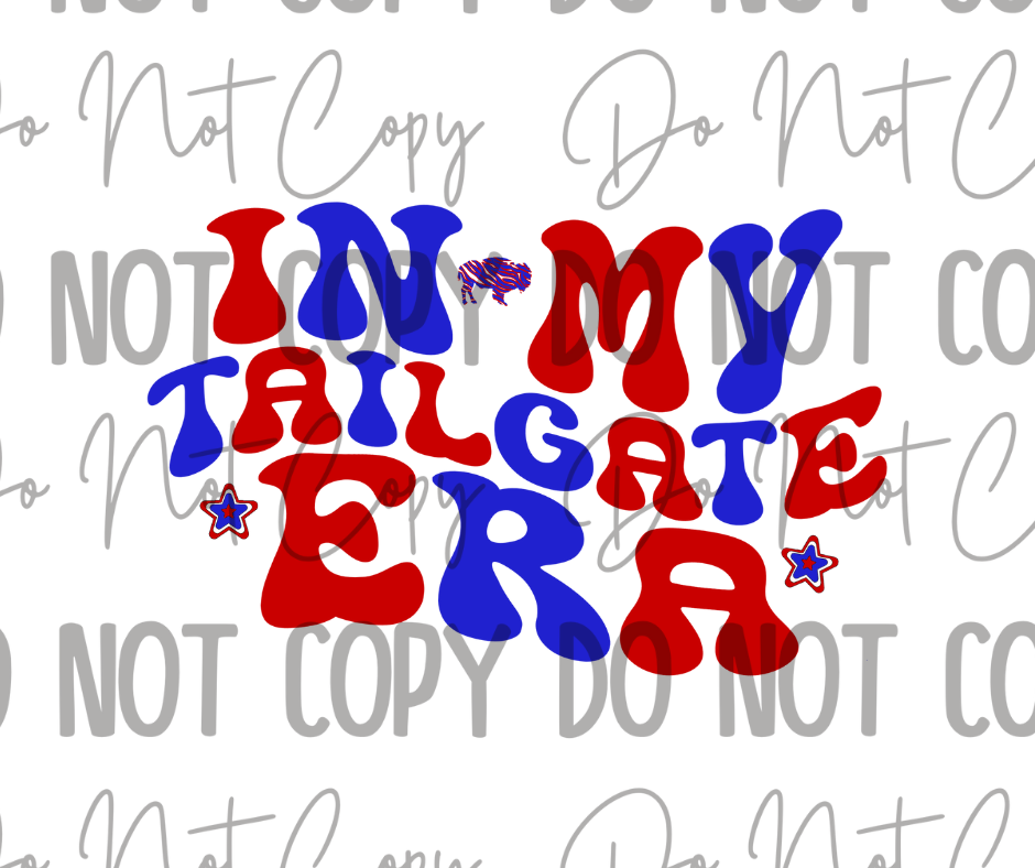 In My Tailgate Era DTF Transfer