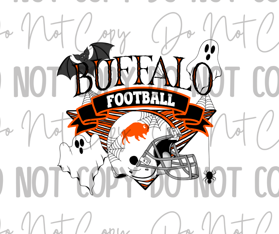 Halloween Buffalo Football DTF Transfer