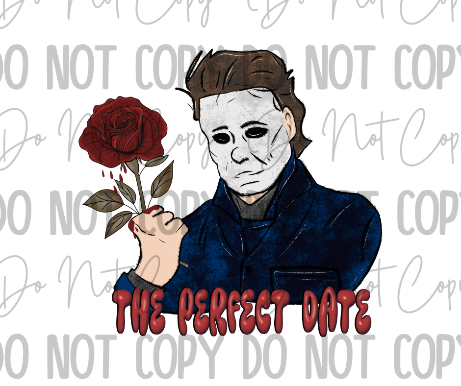 The Perfect Date DTF Transfer