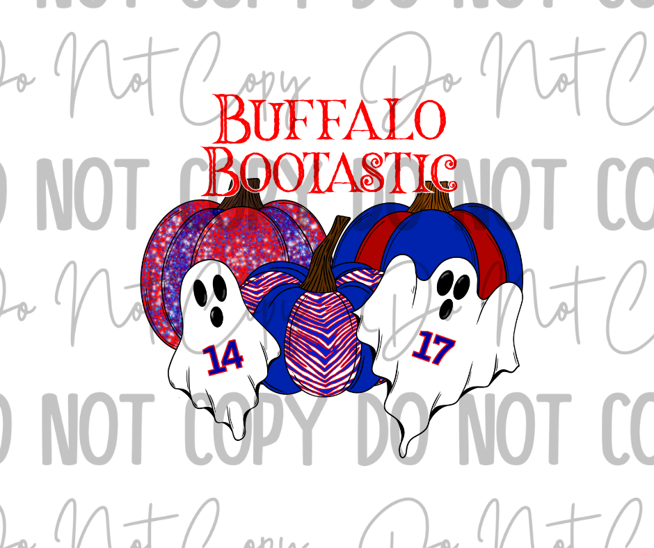 Buffalo Bootastic DTF Transfer