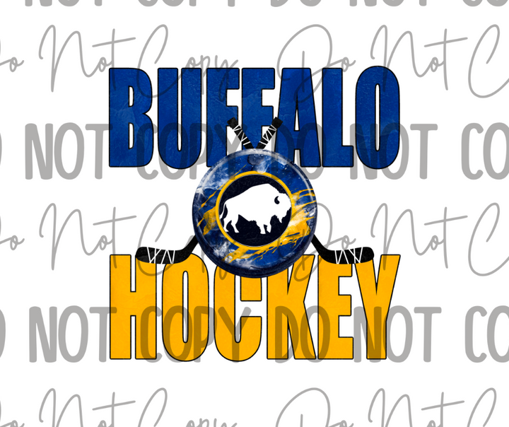 Buffalo Hockey DTF Transfer