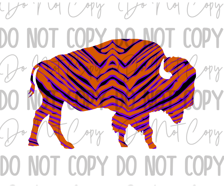 Lacrosse Zebra Print DTF Transfer