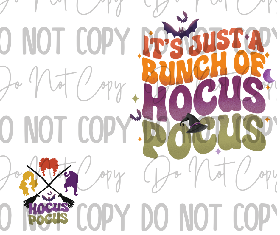 Just A Bunch Of Hocus Pocus DTF Transfer