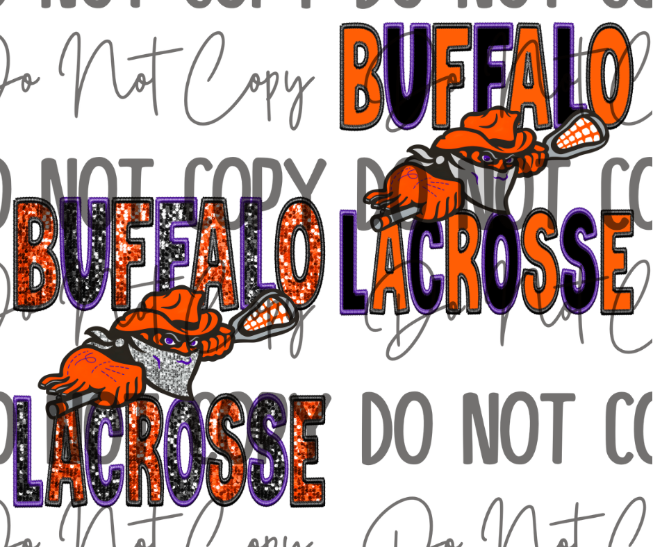 Buffalo Lacrosse DTF Transfer